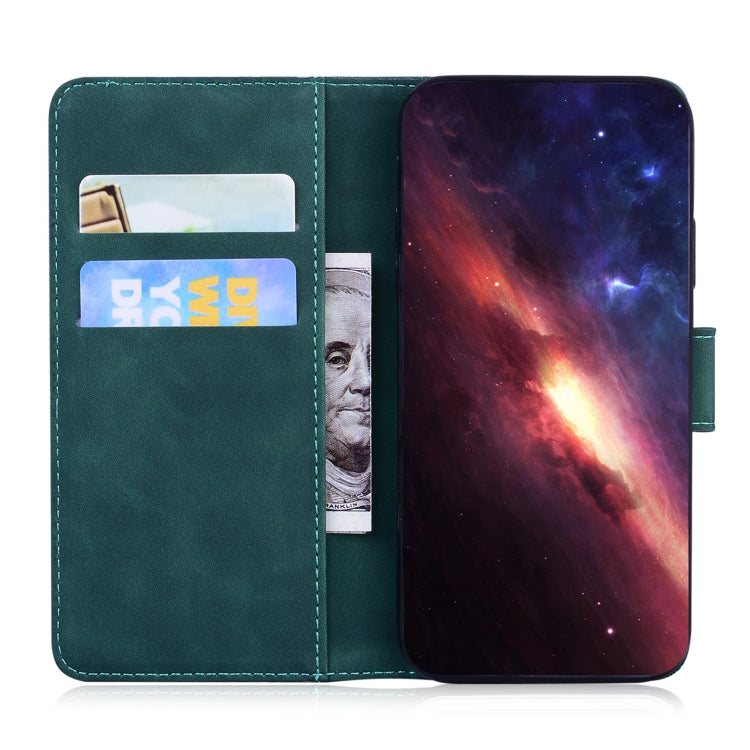 For Google Pixel 9 Pro Skin Feel Pure Color Flip Leather Phone Case(Green) - Google Cases by PMC TechLife | Online Shopping South Africa | PMC TechLife | Buy Now Pay Later Mobicred