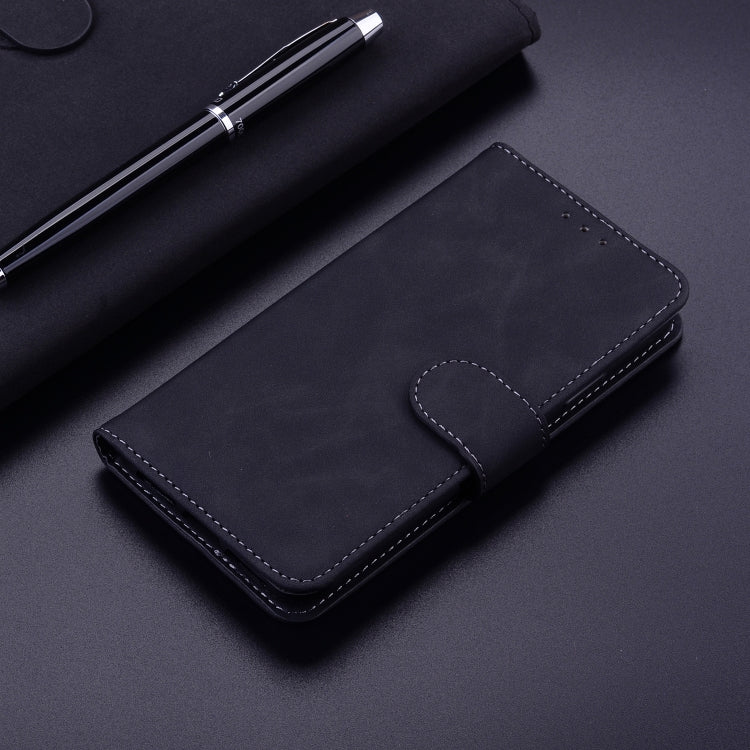 For Google Pixel 9 Pro Skin Feel Pure Color Flip Leather Phone Case(Black) - Google Cases by PMC TechLife | Online Shopping South Africa | PMC TechLife | Buy Now Pay Later Mobicred