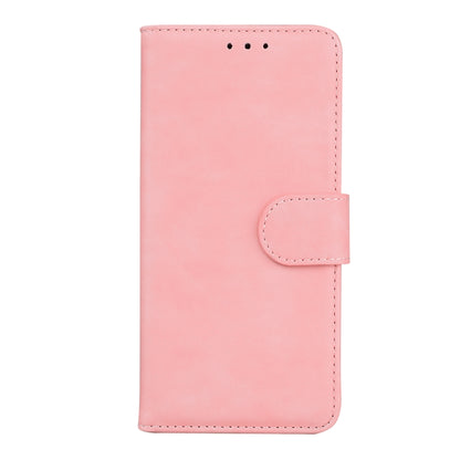 For Google Pixel 9 Skin Feel Pure Color Flip Leather Phone Case(Pink) - Google Cases by PMC Jewellery | Online Shopping South Africa | PMC Jewellery | Buy Now Pay Later Mobicred