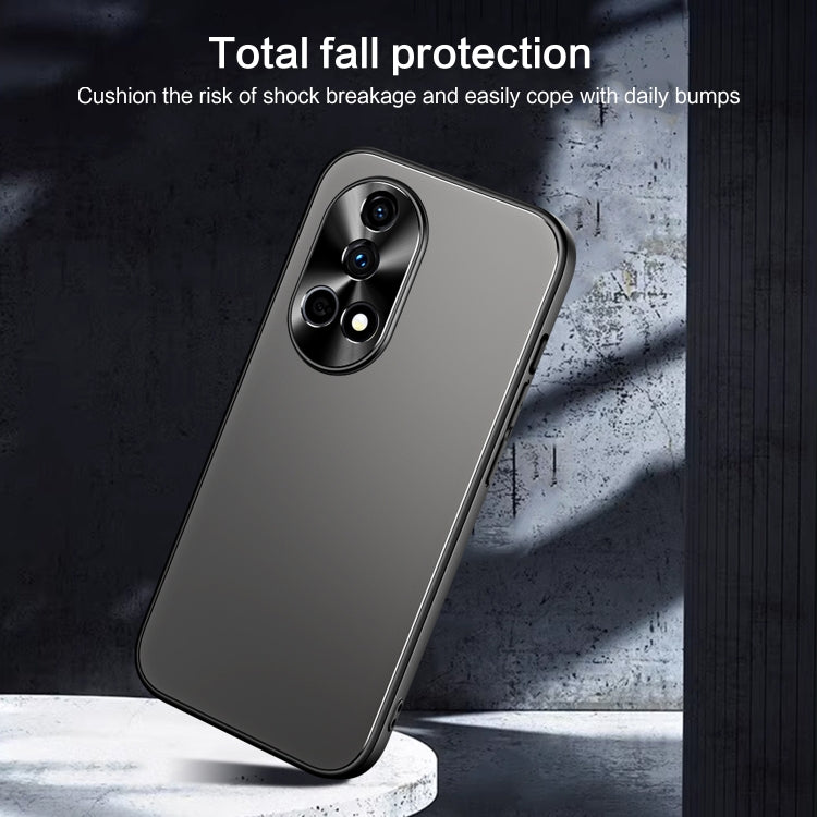 For Huawei nova 12 Pro R-JUST RJ-61 Electroplating Frosted TPU + PC Phone Case(Silver) - Huawei Cases by R-JUST | Online Shopping South Africa | PMC Jewellery