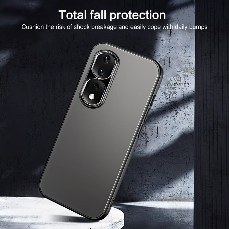 For Honor 80 R-JUST RJ-61 Electroplating Frosted TPU + PC Phone Case(Silver) - Honor Cases by R-JUST | Online Shopping South Africa | PMC Jewellery