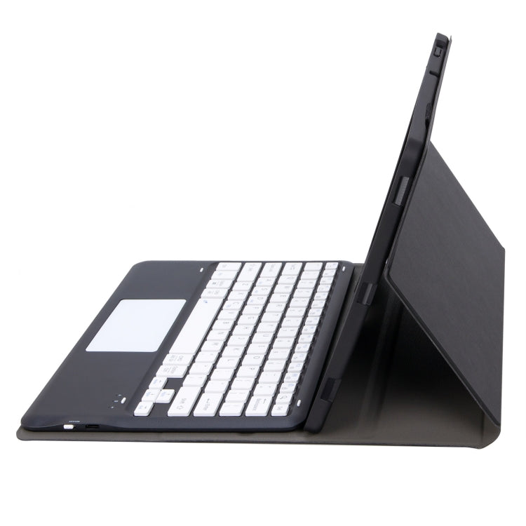 For Huawei MatePad Pro 13.2 inch AH18-A Detachable Bluetooth Keyboard Leather Tablet Case with Touch(Black+White) - Huawei Keyboard by PMC TechLife | Online Shopping South Africa | PMC TechLife