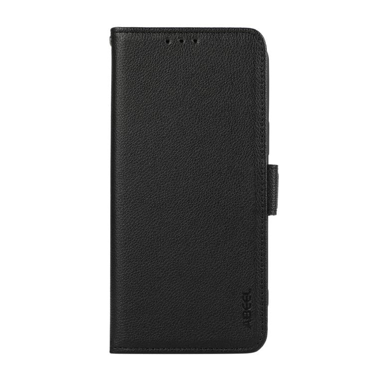 For iPhone 17 Pro ABEEL Side-Magnetic Litchi Pattern Leather RFID Phone Case(Black) - free shipping - PMc TechLife - Order now!