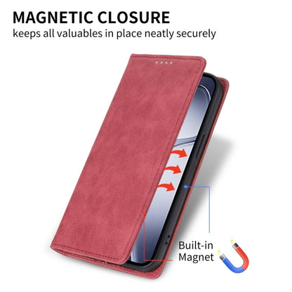 For Redmi K70 Ultra Business Solid Color Magnetic RFID Leather Phone Case(Red) - Xiaomi Cases by PMC Jewellery | Online Shopping South Africa | PMC Jewellery | Buy Now Pay Later Mobicred