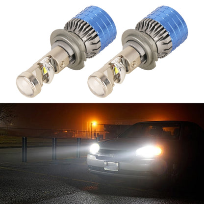 H7 Pair 55W 6000lm 6000K Car LED Mini Lens Headlight Bulb - LED Headlamps by PMC Jewellery | Online Shopping South Africa | PMC Jewellery | Buy Now Pay Later Mobicred