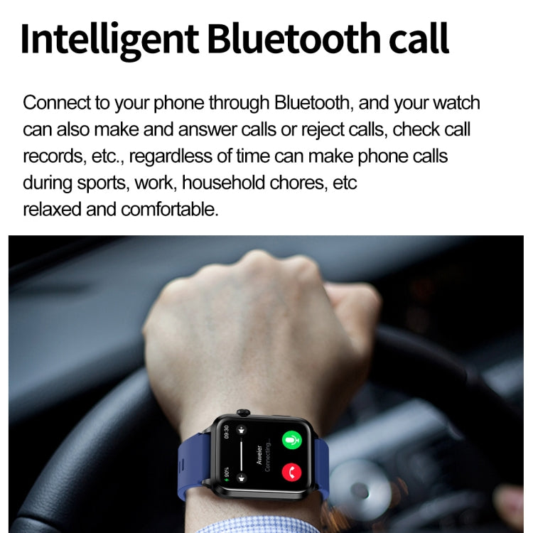 ET580 2.04 inch AMOLED Screen Sports Smart Watch Support Bluethooth Call /  ECG Function(Brown Leather Band) - Smart Watches by PMC Jewellery | Online Shopping South Africa | PMC Jewellery