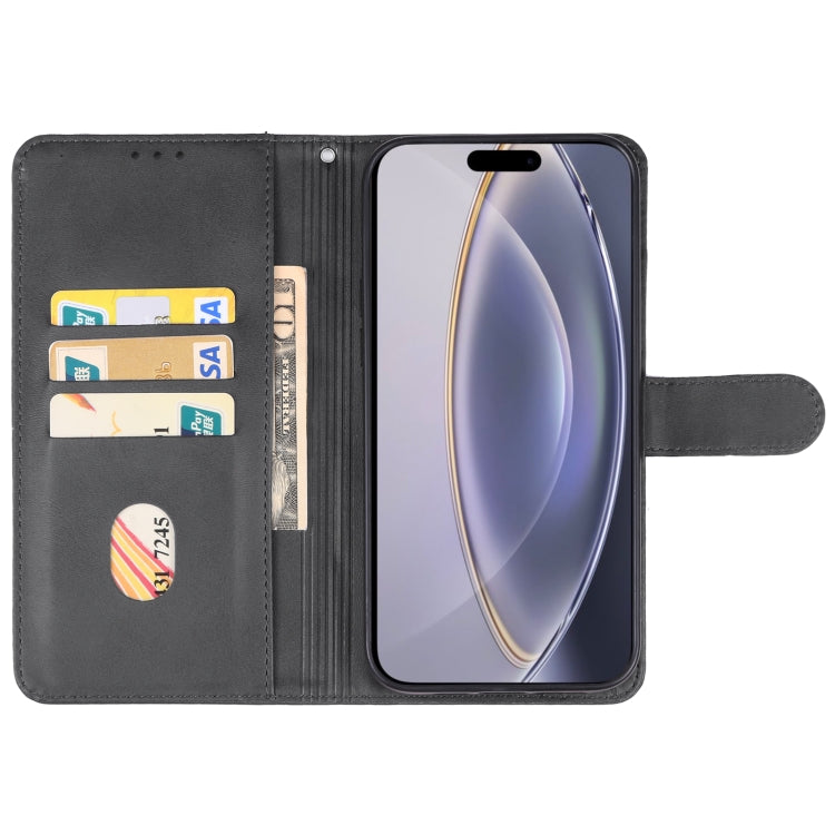 For iPhone 16 Pro Leather Phone Case(Black) - iPhone 16 Pro Cases by PMC Jewellery | Online Shopping South Africa | PMC Jewellery | Buy Now Pay Later Mobicred