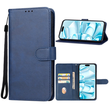 For iPhone 16 Leather Phone Case(Blue) - iPhone 16 Cases by PMC Jewellery | Online Shopping South Africa | PMC Jewellery | Buy Now Pay Later Mobicred