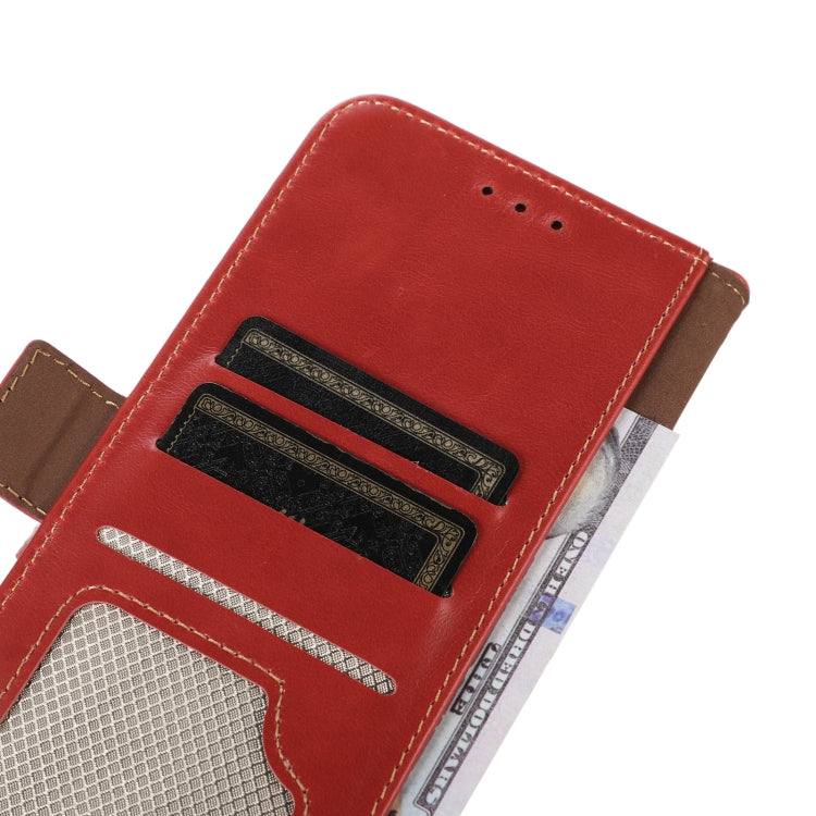 For Google Pixel 9 Crazy Horse Top Layer Cowhide Leather Phone Case(Red) - Google Cases by PMC Jewellery | Online Shopping South Africa | PMC Jewellery | Buy Now Pay Later Mobicred