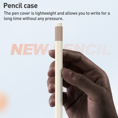 For Apple Pencil USB-C Pencil Style Liquid Silicone Stylus Case(Bluish-white) - Pencil Accessories by PMC Jewellery | Online Shopping South Africa | PMC Jewellery | Buy Now Pay Later Mobicred