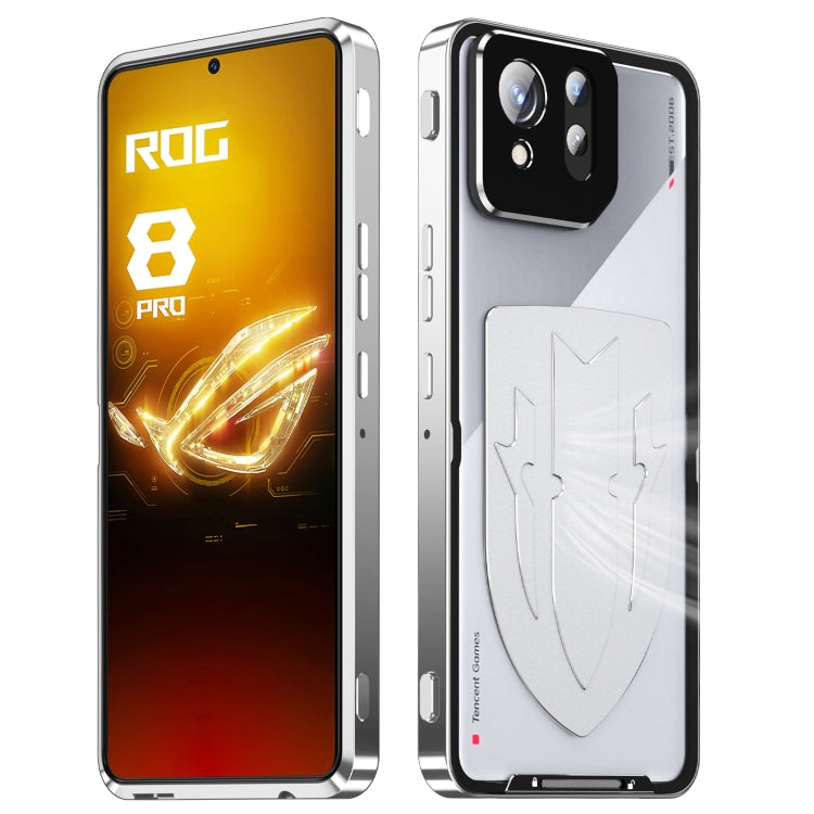 For ASUS ROG Phone 8 / 8 Pro Metal Cooling Phone Case(Silver) - ASUS Cases by PMC Jewellery | Online Shopping South Africa | PMC Jewellery