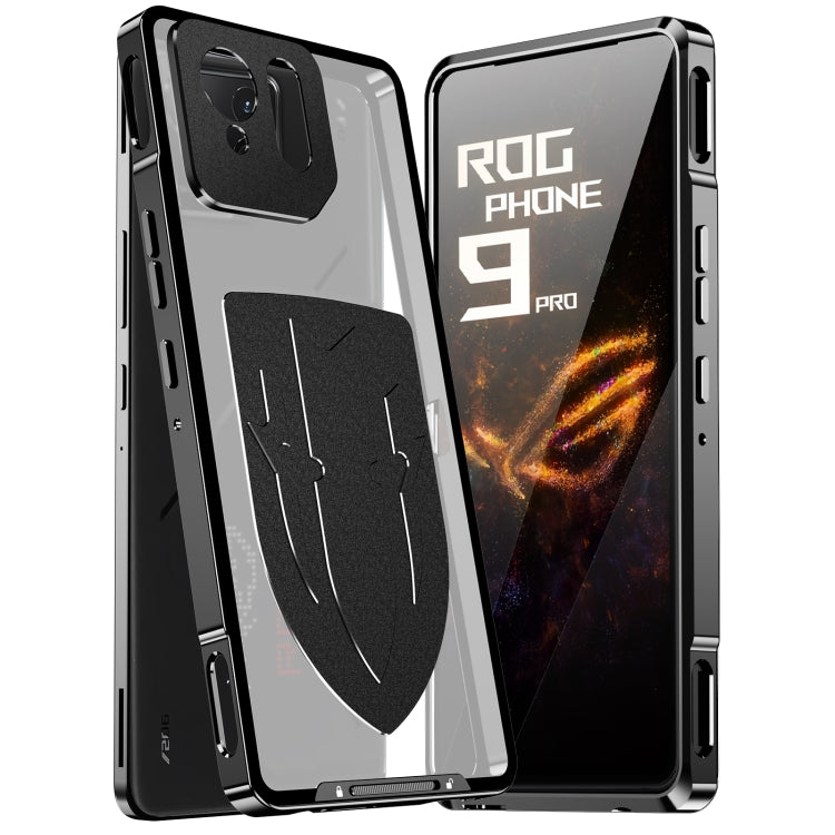 For ASUS ROG Phone 9 / 9 Pro Metal Cooling Phone Case(Black) - ASUS Cases by PMC TechLife | Online Shopping South Africa | PMC TechLife | Buy Now Pay Later Mobicred