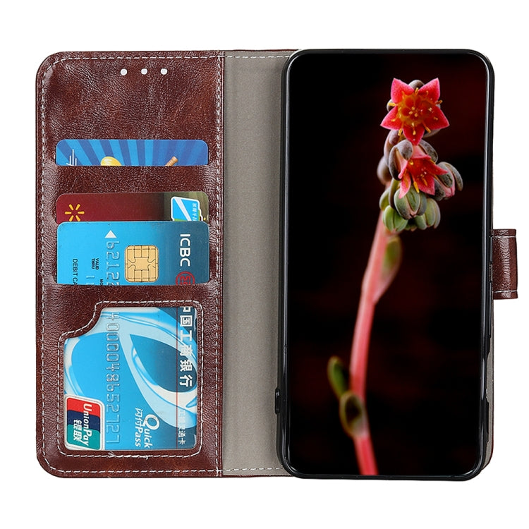 For Google Pixel 9 Retro Crazy Horse Texture Flip Leather Phone Case(Brown) - Google Cases by PMC TechLife | Online Shopping South Africa | PMC TechLife | Buy Now Pay Later Mobicred