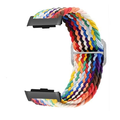 For Huawei Watch D Adjustable Woven Nylon Watch Band(Rainbow) - Watch Bands by PMC Jewellery | Online Shopping South Africa | PMC Jewellery