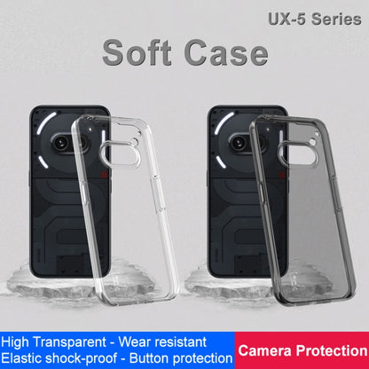 For Nothing Phone 2a 5G imak UX-5 Series Transparent Shockproof TPU Protective Case(Transparent) - More Brand by imak | Online Shopping South Africa | PMC Jewellery | Buy Now Pay Later Mobicred