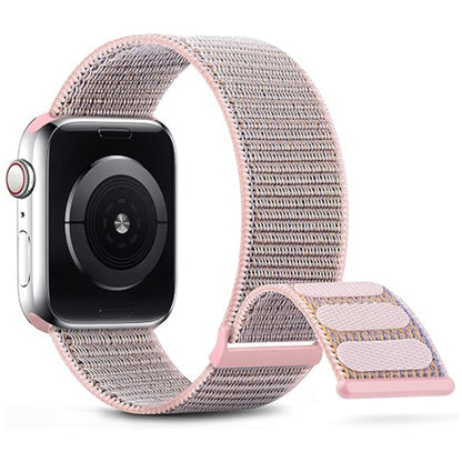 For Apple Watch Ultra 2 49mm Dual Hook and Loop Nylon Watch Band(Silt) - Watch Bands by PMC Jewellery | Online Shopping South Africa | PMC Jewellery