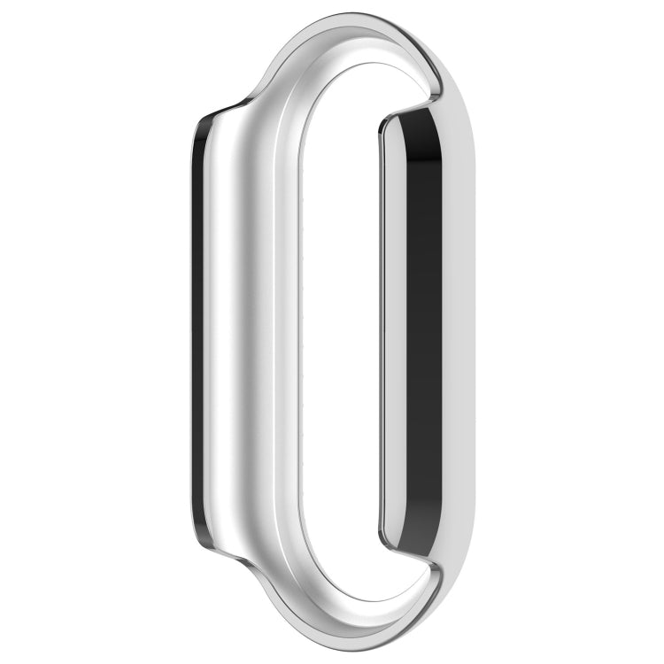 For Xiaomi Mi Band 8 Diamond Half Pack Hollow PC Watch Protective Case(Silver) - Watch Cases by PMC Jewellery | Online Shopping South Africa | PMC Jewellery