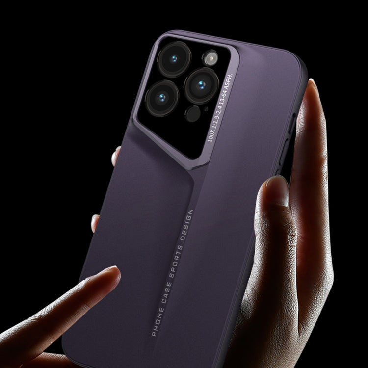 For iPhone 16 GKK Blade Ultra-thin Full Coverage Phone Case(Purple) - iPhone 16 Cases by GKK | Online Shopping South Africa | PMC Jewellery | Buy Now Pay Later Mobicred