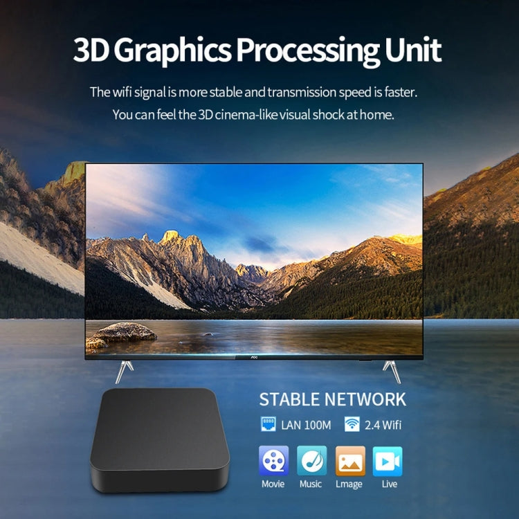 MXQ Pro RK3228A Quad-Core CPU 4K HD Network Set-Top Box, RAM:2GB+16GB(AU Plug) - RK3228A by PMC TechLife | Online Shopping South Africa | PMC TechLife | Buy Now Pay Later Mobicred