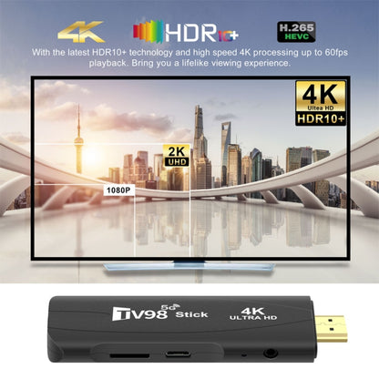 TV98 Rockchip 3228A Quad Core 4K HD Bluetooth Android TV Stick, RAM:2GB+16GB(US Plug) - Android TV Sticks by PMC Jewellery | Online Shopping South Africa | PMC Jewellery | Buy Now Pay Later Mobicred