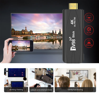 TV98 Rockchip 3228A Quad Core 4K HD Bluetooth Android TV Stick, RAM:4GB+32GB(UK Plug) - Android TV Sticks by PMC Jewellery | Online Shopping South Africa | PMC Jewellery | Buy Now Pay Later Mobicred