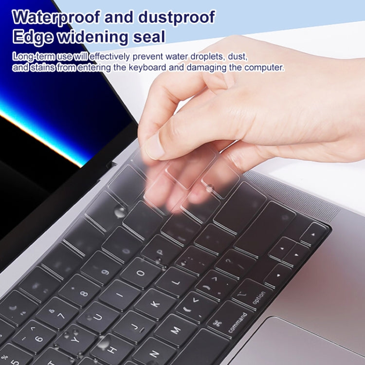 For MacBook Pro 16.2 inch 2021 ZGA Contact Invisible TPU Keyboard Protective Film - Keyboard Protector by ZGA | Online Shopping South Africa | PMC Jewellery | Buy Now Pay Later Mobicred