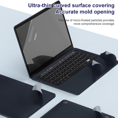 For MacBook Air 13.6 inch A2681 2022 ZGA 5 in 1 Laptop All-round Protective Film(Black) - Skin Sticker by ZGA | Online Shopping South Africa | PMC Jewellery | Buy Now Pay Later Mobicred