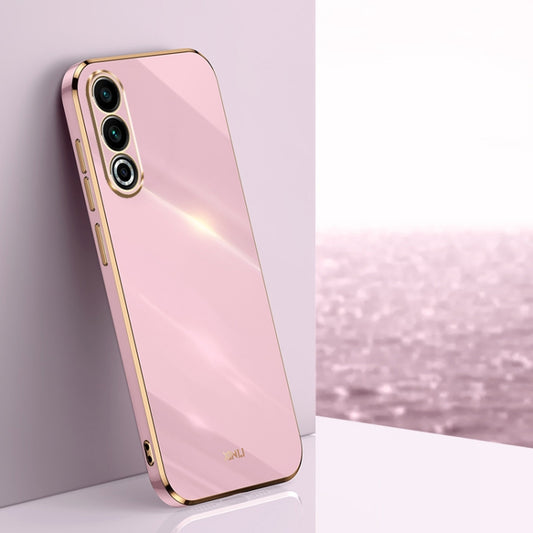 For Meizu 20 5G XINLI Straight Edge 6D Electroplate TPU Phone Case(Cherry Purple) - Meizu by XINLI | Online Shopping South Africa | PMC Jewellery | Buy Now Pay Later Mobicred