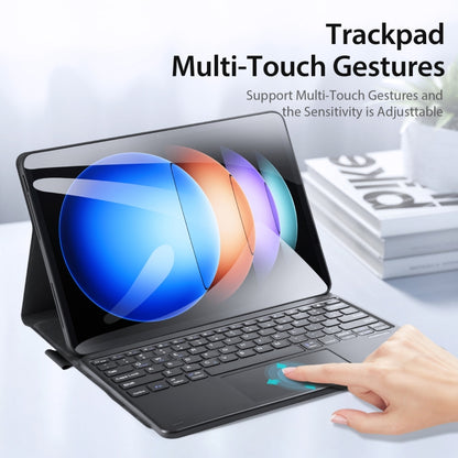 For Xiaomi Pad 6S Pro DUX DUCIS TK Series Bluetooth Keyboard Leather Case with Touchpad(Black) - Others Keyboard by DUX DUCIS | Online Shopping South Africa | PMC Jewellery