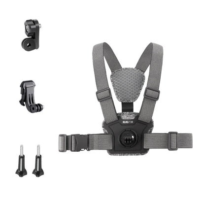 4 in 1 Adjustable Body Mount Belt Chest Strap with Mount & Screw(Grey) - Chest Belt by RUIGPRO | Online Shopping South Africa | PMC Jewellery | Buy Now Pay Later Mobicred