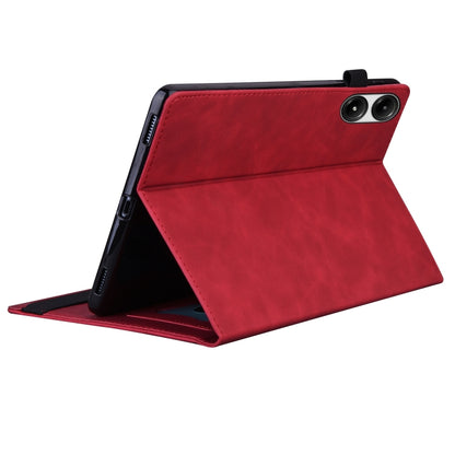 For Xiaomi Redmi Pad Pro 12.1 Splicing Shockproof Leather Tablet Case(Red) - More Tablet Cases by PMC Jewellery | Online Shopping South Africa | PMC Jewellery | Buy Now Pay Later Mobicred