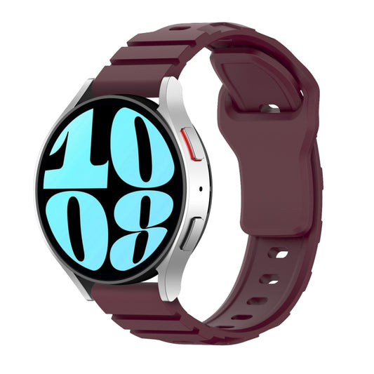 18mm Armor Silicone Watch Band(Wine Red) - 18mm Bands by PMC Jewellery | Online Shopping South Africa | PMC Jewellery | Buy Now Pay Later Mobicred