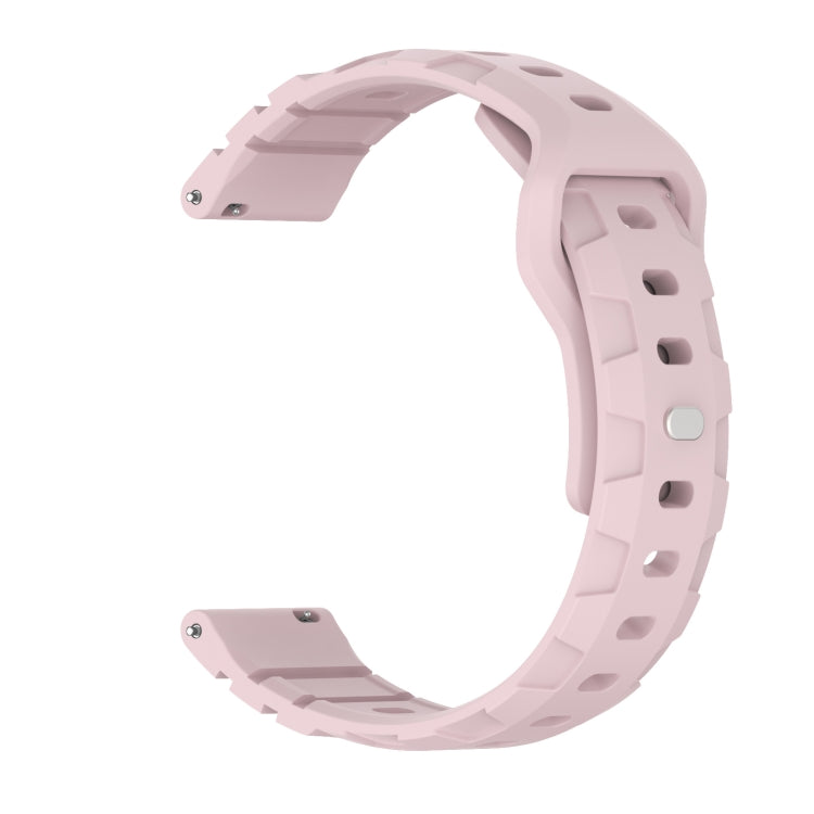 20mm Armor Silicone Watch Band(Pink) - 20mm Bands by PMC Jewellery | Online Shopping South Africa | PMC Jewellery