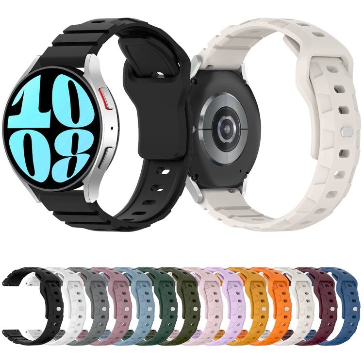 22mm Armor Silicone Watch Band(Yellow) - 22mm Bands by PMC TechLife | Online Shopping South Africa | PMC TechLife
