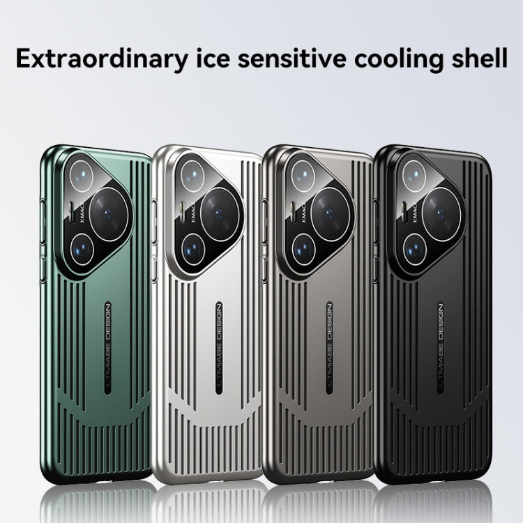 For Huawei Pura 70 Ice Sense Heat Dissipation Electroplating Frosted Phone Case(Silver) - Huawei Cases by PMC Jewellery | Online Shopping South Africa | PMC Jewellery | Buy Now Pay Later Mobicred