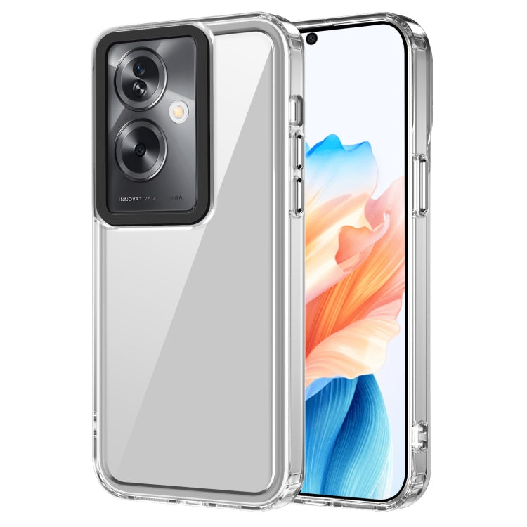For OPPO A79 5G Global/A2 5G Transparent Acrylic + TPU Shockproof Phone Case(Transparent) - OPPO Cases by PMC Jewellery | Online Shopping South Africa | PMC Jewellery | Buy Now Pay Later Mobicred