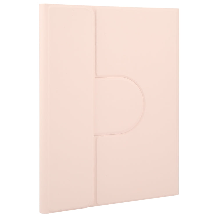 For Huawei MatePad Pro 11 2024 / 2022 Round Button Bluetooth Keyboard Rotatable Holder Leather Case with Touchpad(Rose Gold) - Huawei Keyboard by PMC TechLife | Online Shopping South Africa | PMC TechLife