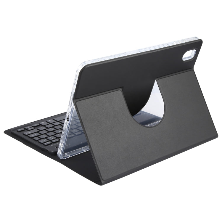 For Huawei MatePad 11 2023 / 2021 Square Button Backlight Bluetooth Keyboard Rotatable Holder Leather Case(Black) - Huawei Keyboard by PMC TechLife | Online Shopping South Africa | PMC TechLife