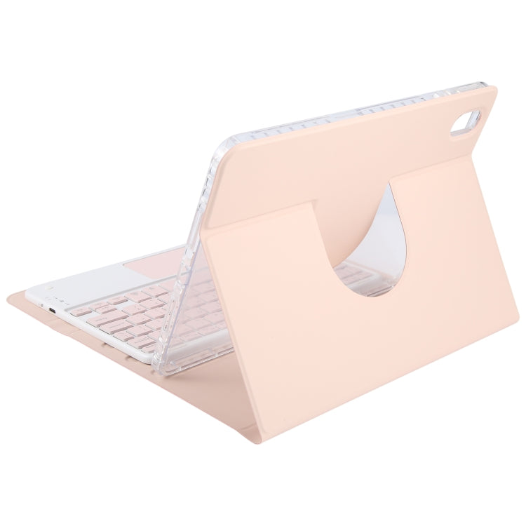 For Xiaomi Pad 6 Square Button Bluetooth Keyboard Rotatable Holder Leather Case with Touchpad(Rose Gold) - free shipping - PMC TechLife - Order now!
