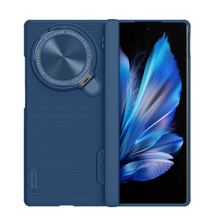 For vivo X Fold3 NILLKIN Super Frosted Shield Prop PC + TPU Phone Case(Blue) - vivo Cases by NILLKIN | Online Shopping South Africa | PMC Jewellery