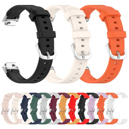 12mm Universal Solid Color Silver Buckle Silicone Watch Band(Orange) - 20mm Bands by PMC Jewellery | Online Shopping South Africa | PMC Jewellery