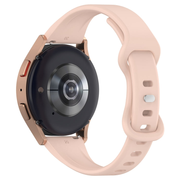 20mm Slim Reverse Buckle Silicone Watch Band(Flesh Pink) - 20mm Bands by PMC TechLife | Online Shopping South Africa | PMC TechLife