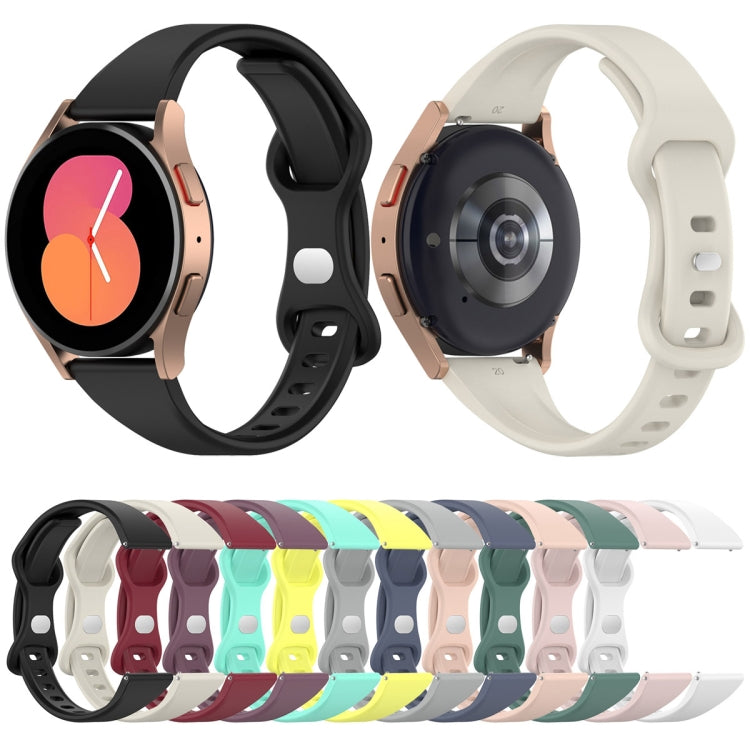 20mm Slim Reverse Buckle Silicone Watch Band(Blue Grey) - 20mm Bands by PMC TechLife | Online Shopping South Africa | PMC TechLife