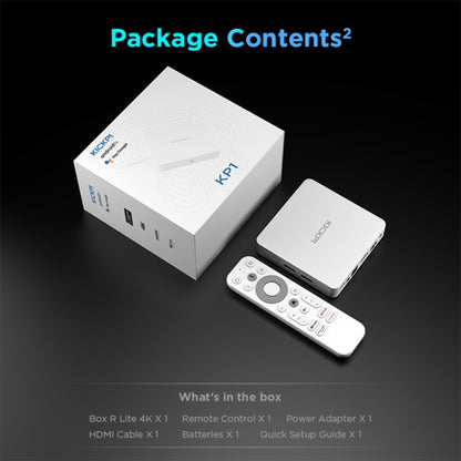 Kickpi KP1 Dual Band WiFi 4K HD Android TV Box, RAM:2GB+32GB(AU Plug) - Amlogic S905 by PMC Jewellery | Online Shopping South Africa | PMC Jewellery | Buy Now Pay Later Mobicred
