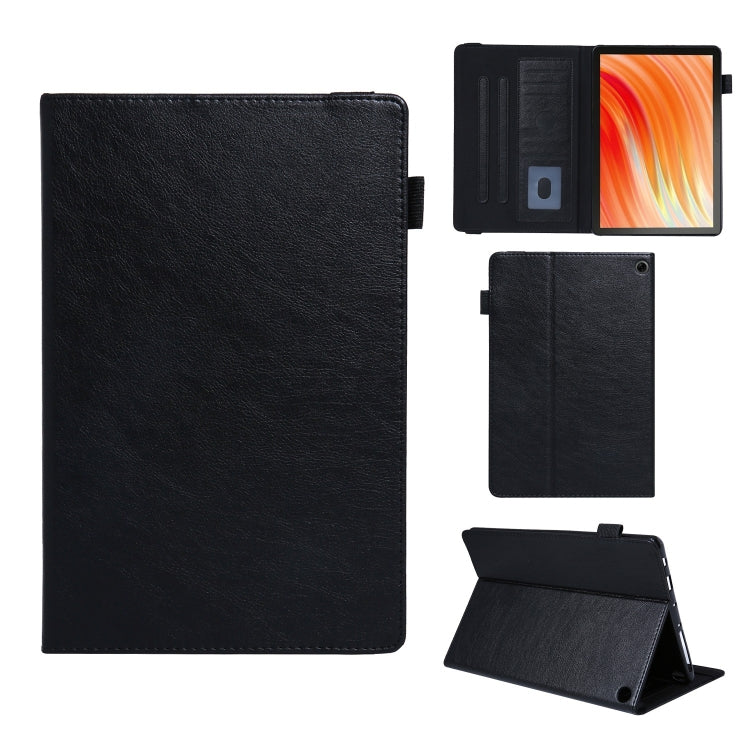 For Amazon Kindle Fire HD10 2021/2023 Extraordinary Series Smart Leather Tablet Case(Black) - Amazon by PMC TechLife | Online Shopping South Africa | PMC TechLife | Buy Now Pay Later Mobicred