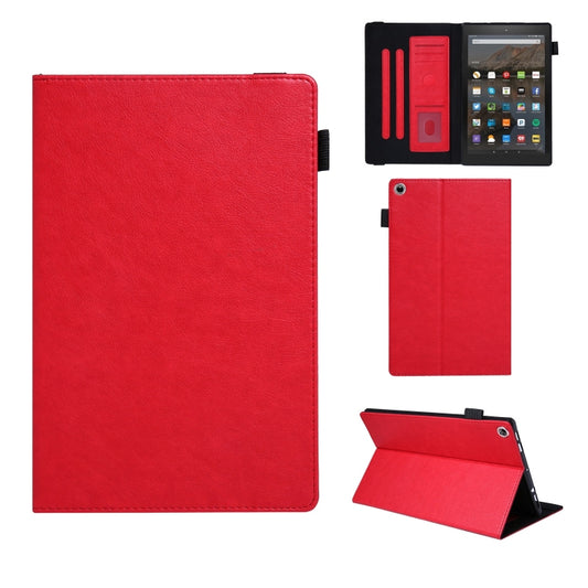 For Amazon Kindle Fire HD10 2017/2019 Extraordinary Series Smart Leather Tablet Case(Red) - Amazon by PMC Jewellery | Online Shopping South Africa | PMC Jewellery | Buy Now Pay Later Mobicred