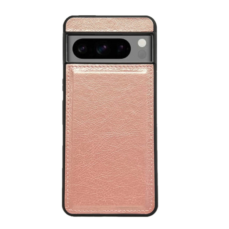 For Google Pixel 9 / Pixel 9 Pro Cowhide Texture Back Cover Phone Case(Rose Gold) - Google Cases by PMC Jewellery | Online Shopping South Africa | PMC Jewellery | Buy Now Pay Later Mobicred