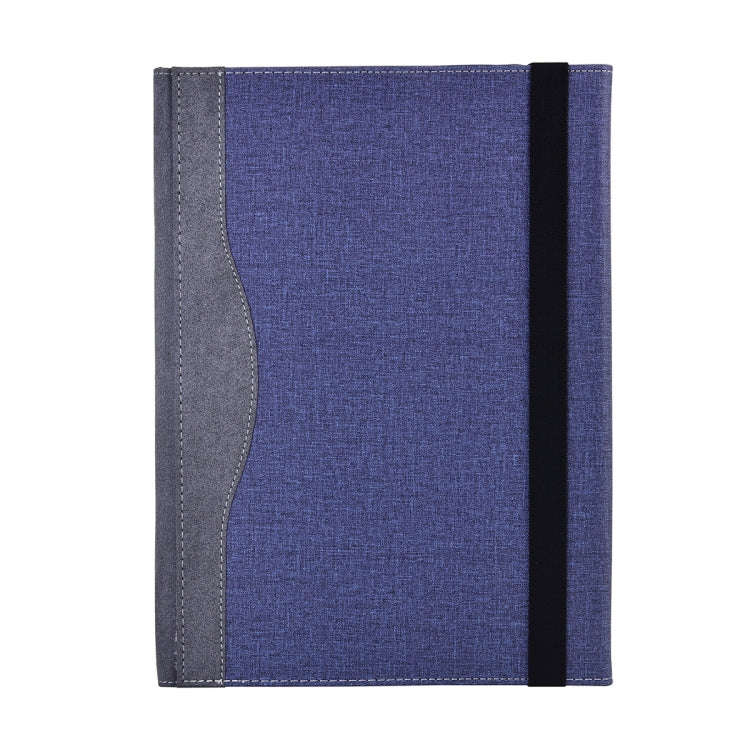 For Microsoft Surface Laptop 6 15 inch Cloth Texture Laptop Leather Protective Case(Deep Blue) - Others by PMC TechLife | Online Shopping South Africa | PMC TechLife | Buy Now Pay Later Mobicred