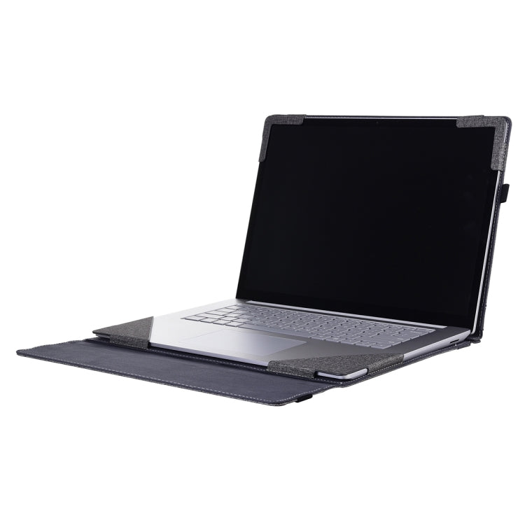 For Lenovo ThinkPad X1 Carbon 14 Gen 6 Cloth Texture Laptop Leather Protective Case(Space Ash) - Other by PMC Jewellery | Online Shopping South Africa | PMC Jewellery | Buy Now Pay Later Mobicred