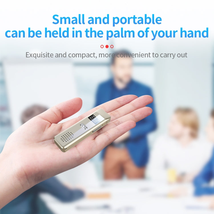 JNN Q7 Mini Portable Voice Recorder with OLED Screen, Memory:4GB(Gold) - Recording Pen by JNN | Online Shopping South Africa | PMC TechLife | Buy Now Pay Later Mobicred